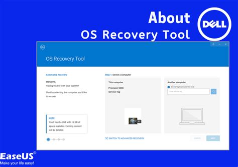 Dell os recovery tool - The user needs a Dell Service Tag, an 8GB+ USB flash drive, Microsoft .NET framework 4.5.2 or higher, and administrator rights on the PC. They must visit Dell OS Recovey, download the OS Recovery Tool, and install it. They should then open the tool, click 'Get Started', and select 'This Device' or 'Other Device'.